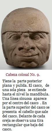 cabeza olmeca numero 9
